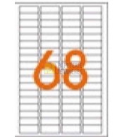 ETIQUETTES AUTOCOLLANTES 11X30mm - PAQUET DE 1088