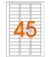 ETIQUETTES AUTOCOLLANTES 12.8X38mm - PAQUET DE 720