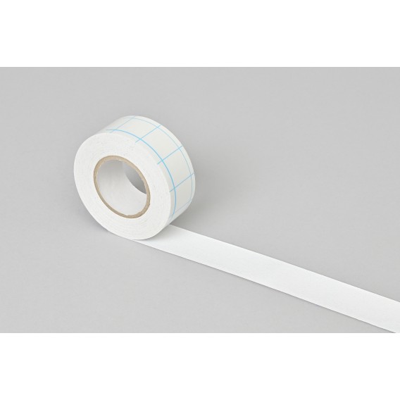 TOILE DE COTON ADHESIVE ET INDECHIRABLE  - 240u - 5cm X 10m - BLANC