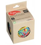 Boule de 270 bracelets élastiques coloris assortis SIGN