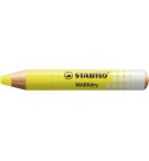 CRAYON EFFACABLE A SEC WHITEBOARD DRY STABILO - POCH, 4 ASS, FLUO
