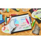 CRAYON EFFACABLE A SEC WHITEBOARD DRY STABILO - POCH, 4 ASS, FLUO