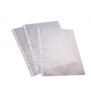 POCHETTES PERFOREES 6/100° A4 - PAQUET DE 100