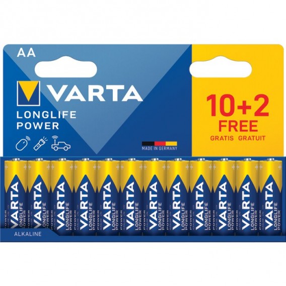 BLISTER 12 PILES VARTA HIGH ENERGY LR6