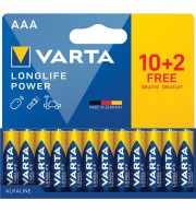 BLISTER 12 PILES VARTA HIGH ENERGY LR03-AAA