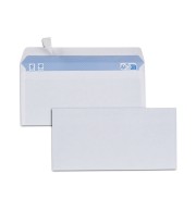 500 ENVELOPPES BLANCHES 110X220mm 80G AUTOADHESIVES
