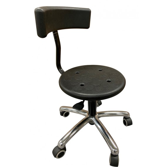 TABOURET ERGONOMIQUE NOIR EXTRA BAS