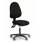 Siège de caisse en tissu vérin bas roulette sol dur