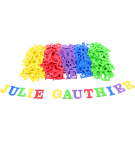 104 LETTRES EN MOUSSE - 5 COLORIS 