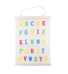 104 LETTRES EN MOUSSE - 5 COLORIS 