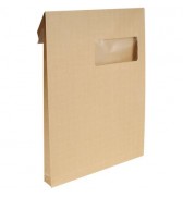 250 POCHETTES KRAFT ARME 229X324X30mm A FENETRE