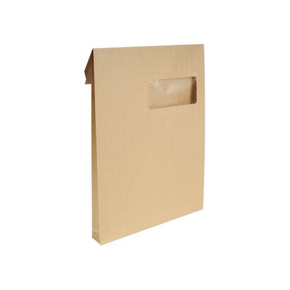 250 POCHETTES KRAFT ARME 229X324X30mm A FENETRE