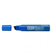 MARQUEUR PERMANENT PENTEL EXTRA-LARGE BLEU-POINTE BISEAU