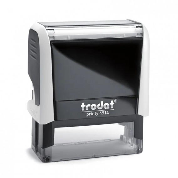 Tampon marqueur de texte Printy 4914 à encrage automatique - 6 lignes