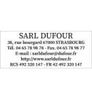 Tampon marqueur de texte Printy 4914 à encrage automatique - 6 lignes