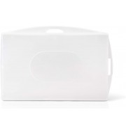 LOT 10 PORTE BADGE RIGIDE 64x96mm POUR 2 CARTES