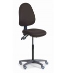 Siège de caisse en tissu vérin haut roulettes sol dur