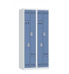 Vestiaire monobloc gain de place 2 colonnes 180 x 80 cm
