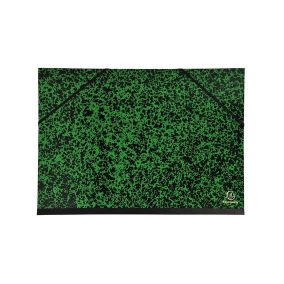 CARTON A DESSIN VERT 260X330mm A ELASTIQUES