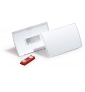 LOT 10 PORTE-BADGES CLICK FOLD 54X90mm AVEC AIMANT