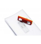 LOT 10 PORTE-BADGES CLICK FOLD 54X90mm AVEC AIMANT