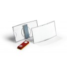 LOT 25 PORTE-BADGE KONVEX 40X75 AVEC AIMANT