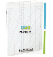 CAHIER POLYPRO 17X22 96P 90G 2 EN 1
