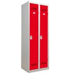 Vestiaire industrie propre 2 colonnes serrure moraillon VINCO VP2M