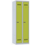 Vestiaire industrie propre 2 colonnes serrure moraillon VINCO VP2M