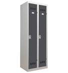 Vestiaire industrie propre 2 colonnes serrure moraillon VINCO VP2M