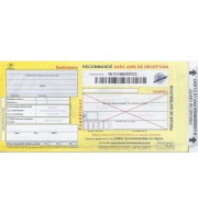 BOITE 100 LIASSES GUICHET RECOMMANDE ACCUSE RECEPTION / 207537