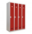 VESTIAIRE MONOBLOC 4 CASES L.120cm - INDUSTRIE PROPRE - MORAILLON
