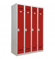 VESTIAIRE MONOBLOC 4 CASES L.120cm - INDUSTRIE PROPRE - MORAILLON