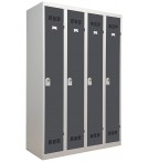 Vestiaire monobloc 4 portes industrie propre VINCO V4PM Anthracite