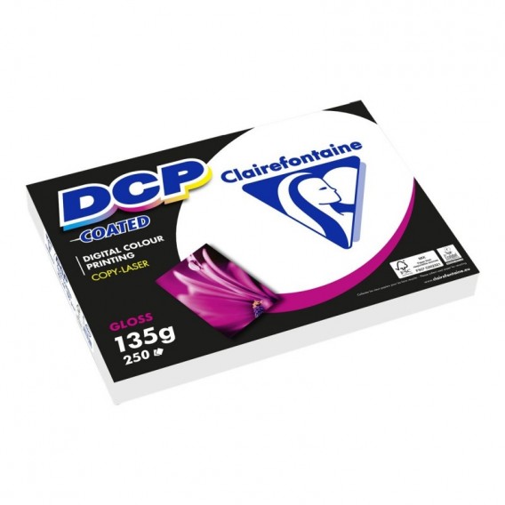 250 feuilles papier A4 DCP Blanc brillant 135g CALIREFONTAINE 6841C