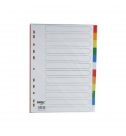 INTERCALAIRES POLYPRO A4 - JEU DE 12 - 172112