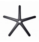 Piètement base 5 branches noir diamètre 640mm