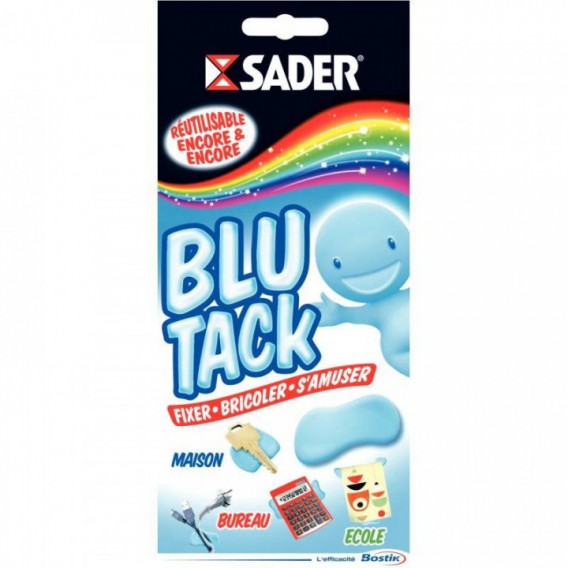 Plaquette de 100 g pâte adhésive Blu Tack BOSTICK