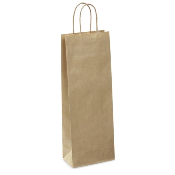 SAC KRFAT ECO 1 BOUTEILLE 8X39CM - PAQUET DE 10