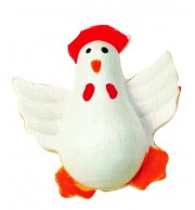 POULES 28 MM LOT DE 6