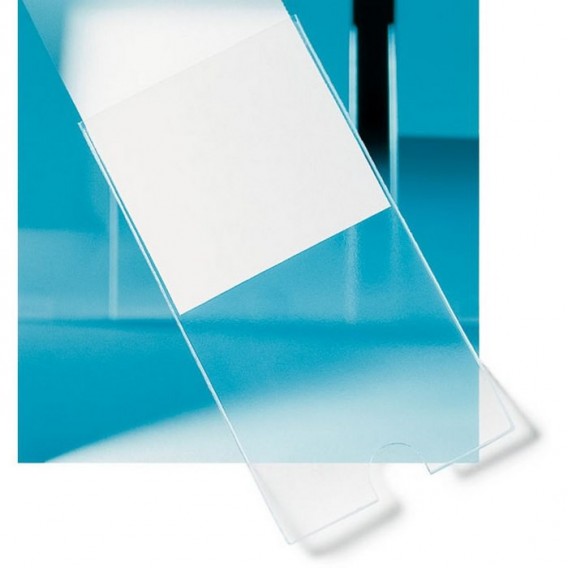 Sachet de 3 porte-étiquette adhésif 75 x 150 mm avec encarts