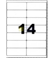 ETIQUETTES LASER BLANCHES 99.1X38.1mm - BOITE 1400 - 2009