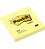 POST-IT 76X76mm JAUNE PASTEL - PAQUET DE 12