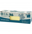12 blocs notes repositionnables 100 feuilles recyclées 40x50 mm jaune