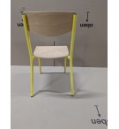 CHAISE 100 SCOLAIRE EPOXY JAUNE - TAILLE 5