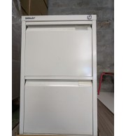 CAISSON 2 TIROIRS BISLEY BLANC sans clé