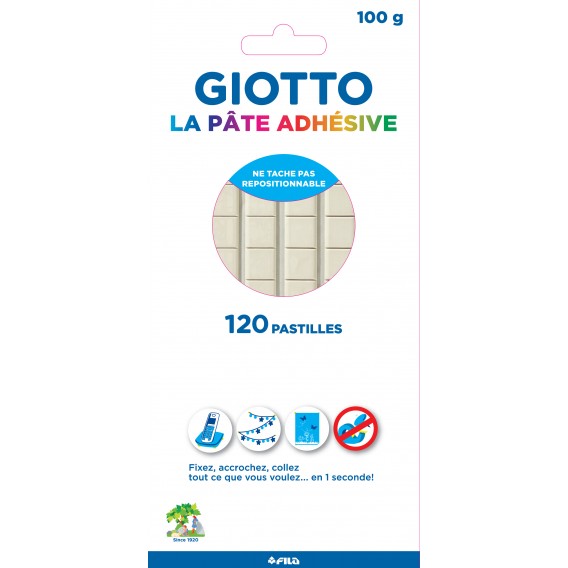 Plaquette de 100 g pâte adhésive Blu Tack BOSTICK