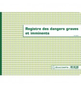 REGISTRE DES DANGERS GRAVES ET IMMINENTS 20P 24X32cm
