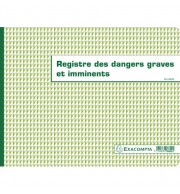 REGISTRE DES DANGERS GRAVES ET IMMINENTS 20P 24X32cm