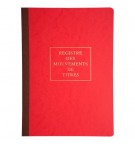 REGISTRE DES MOUVEMENTS DE TITRES 40P 21X29.7cm